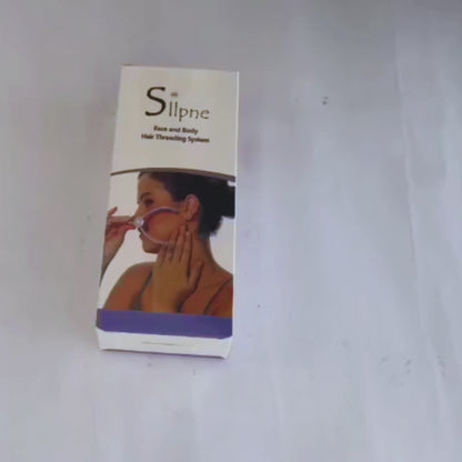 Sipne Face and Body Hair Threading System | Cotton Threading Device for Eyebrows Face & Body | Random Color