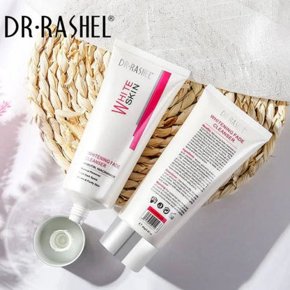 Dr. Rashel Whitening Fade Cleanser | Makeup Remover & Dark Spot Fading Face Wash with Arbutin & Niacinamide (80g)